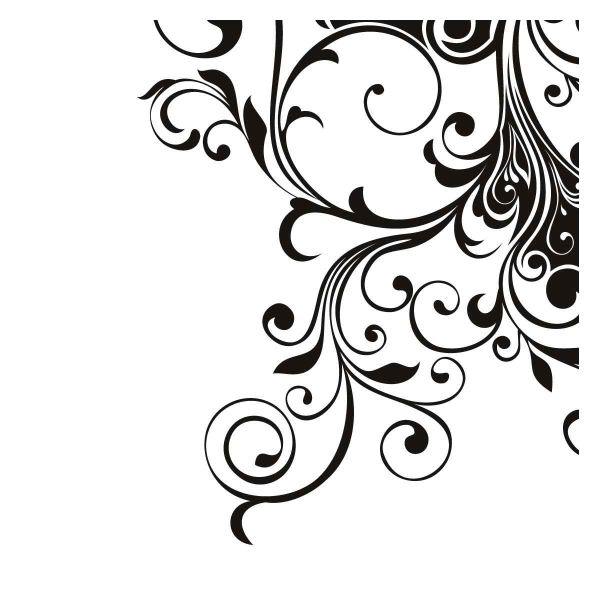 swirl clipart page