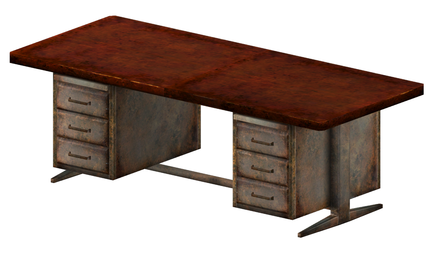 Clipart desk brown desk. Png mart