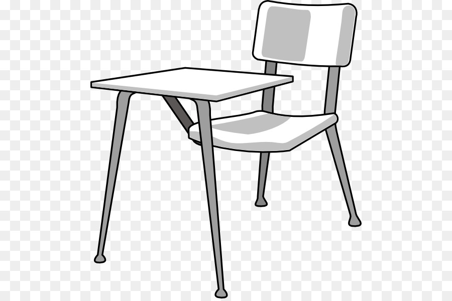 School black and white. Clipart desk clip art