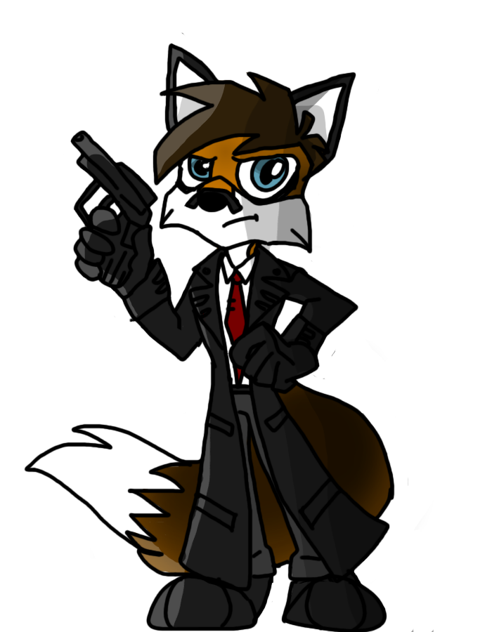 detective clipart fox