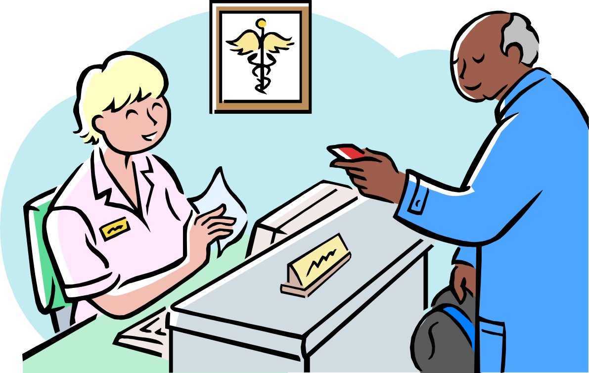  collection of front. Clipart hospital clerk