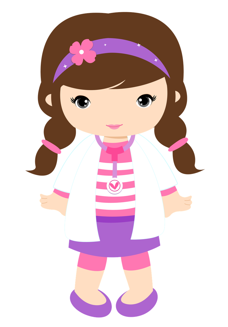 pink clipart doctor