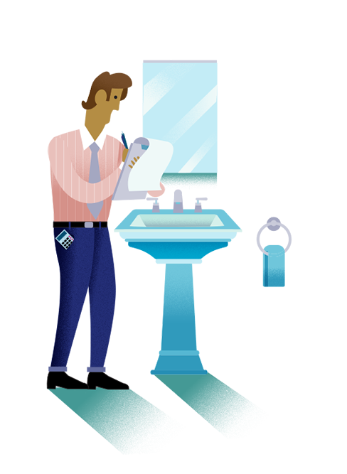 desk clipart inspector