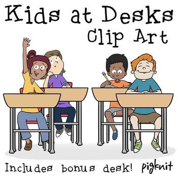 clipart desk middle school