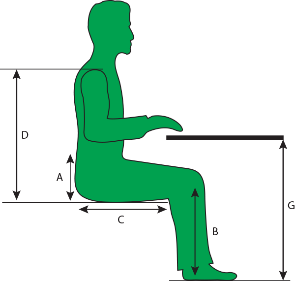 desk clipart seated