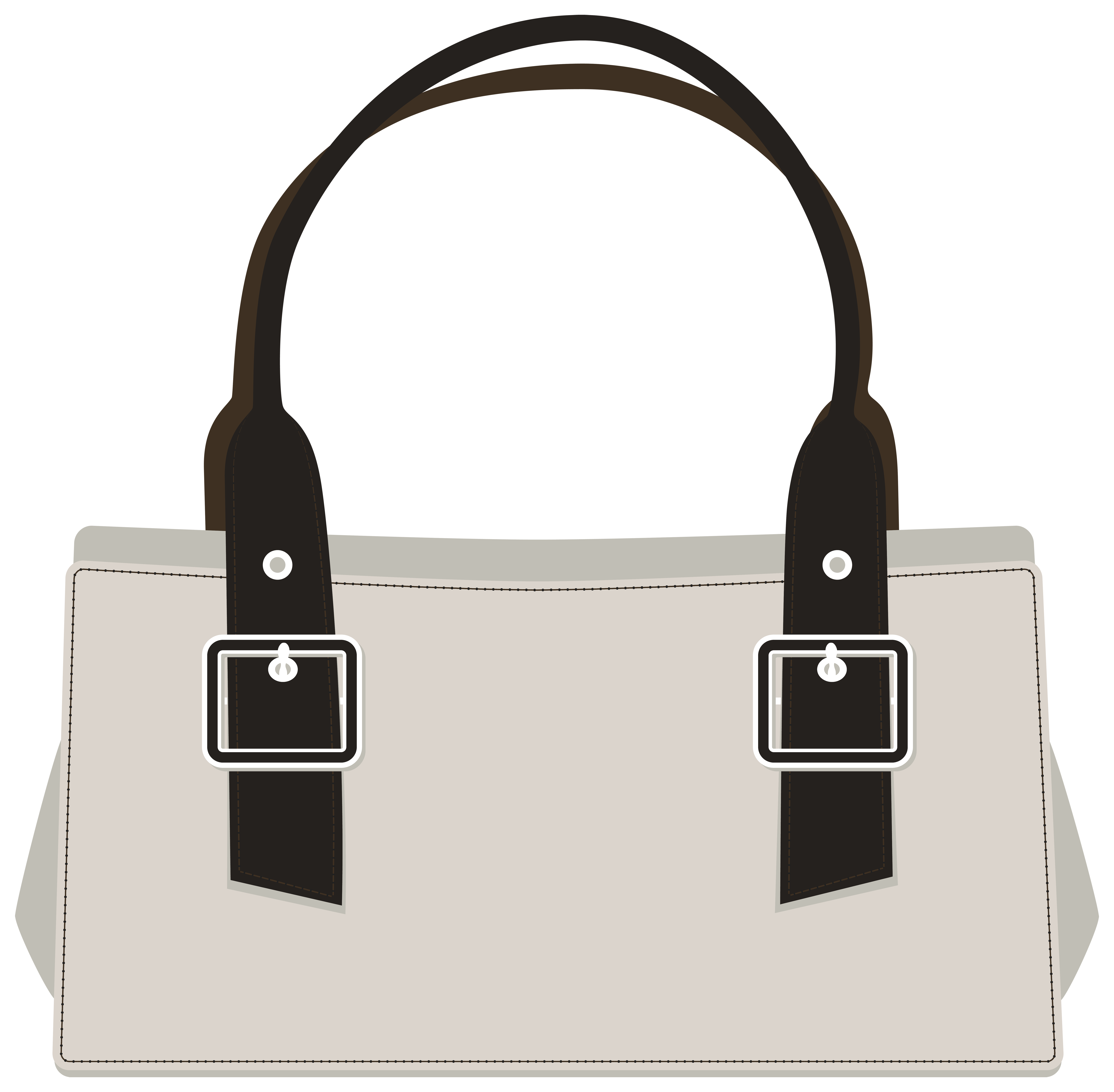 White handbag png clip. Clipart diamond bag