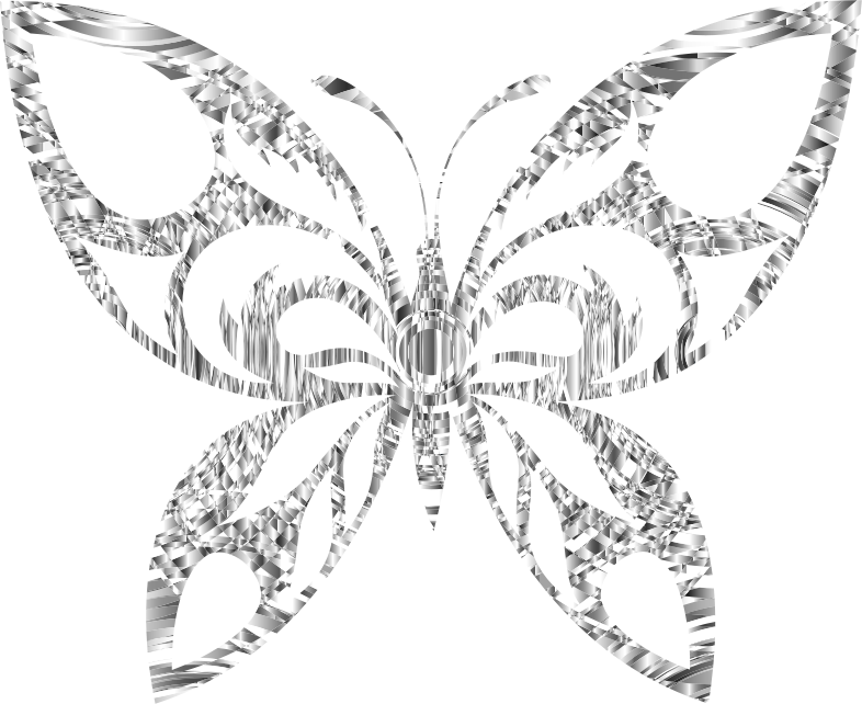clipart diamond butterfly