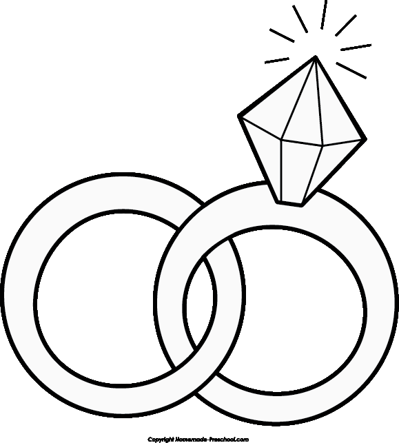 clipart diamond engagement ring