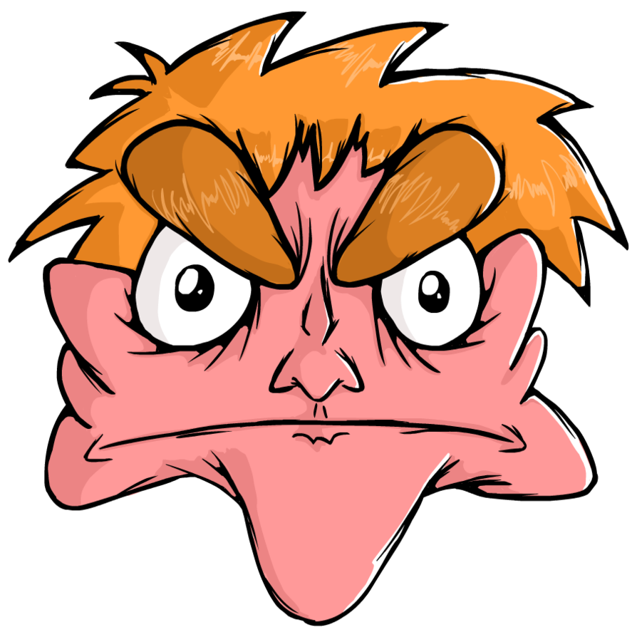 Clipart student angry. Updated face by iheofficial