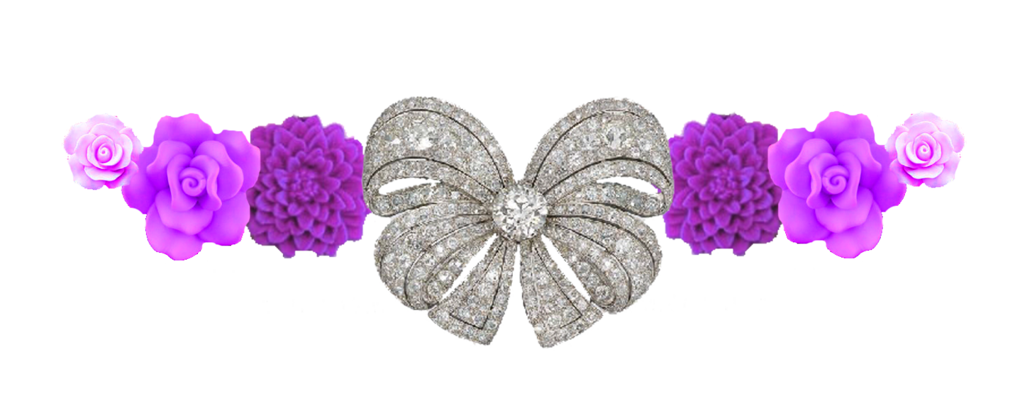 Clipart diamond flower. Purple by writerfairy on