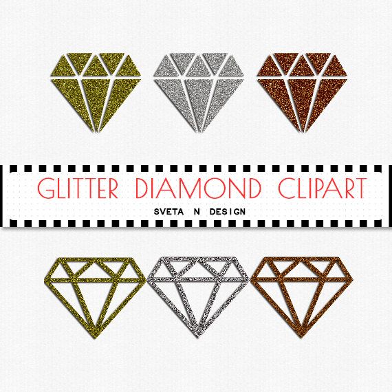 clipart diamond glitter