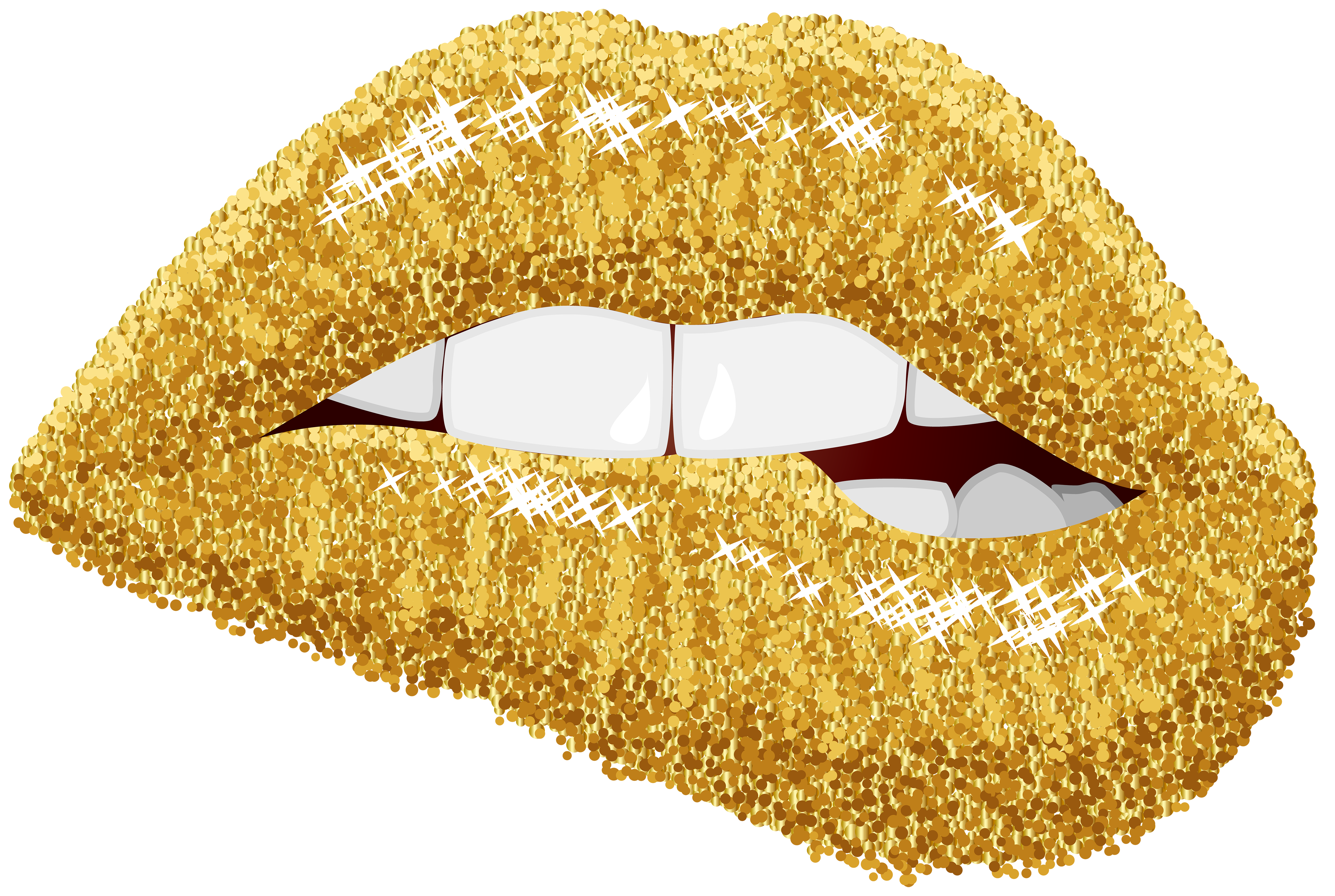 Eye clipart lip.  collection of gold