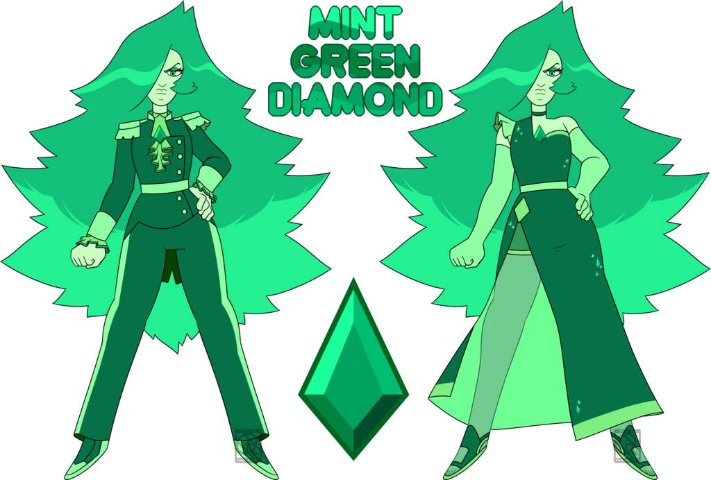 Clipart diamond green diamond. Specific comm mint by