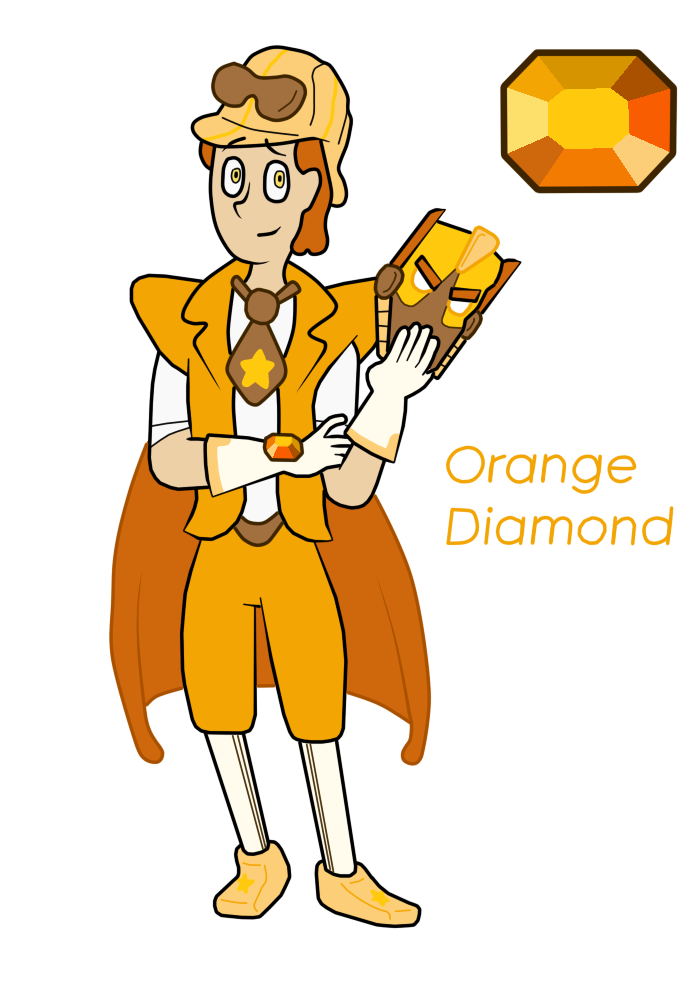 Clipart diamond orange diamond. Image png steven universe