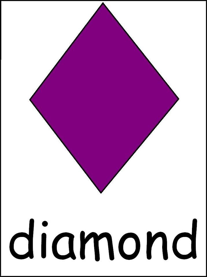diamond clipart preschooler