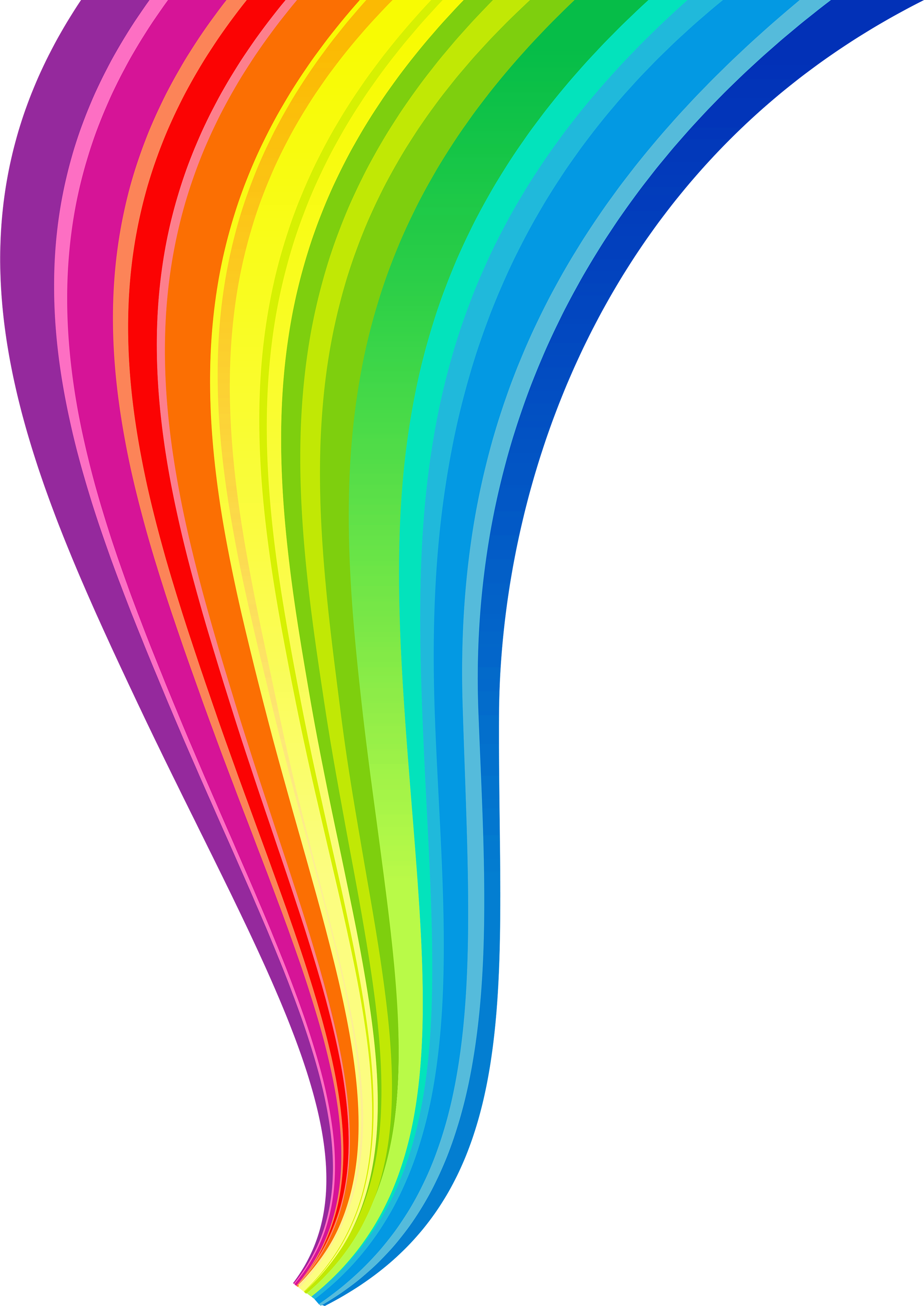 clipart mustache rainbow