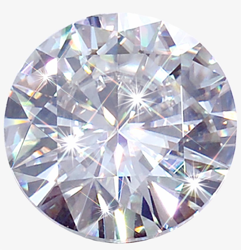 Diamond clipart round diamond. Png free 
