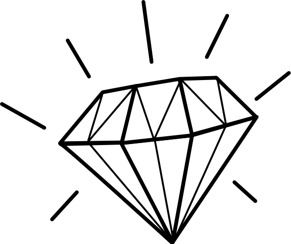 clipart diamond small diamond