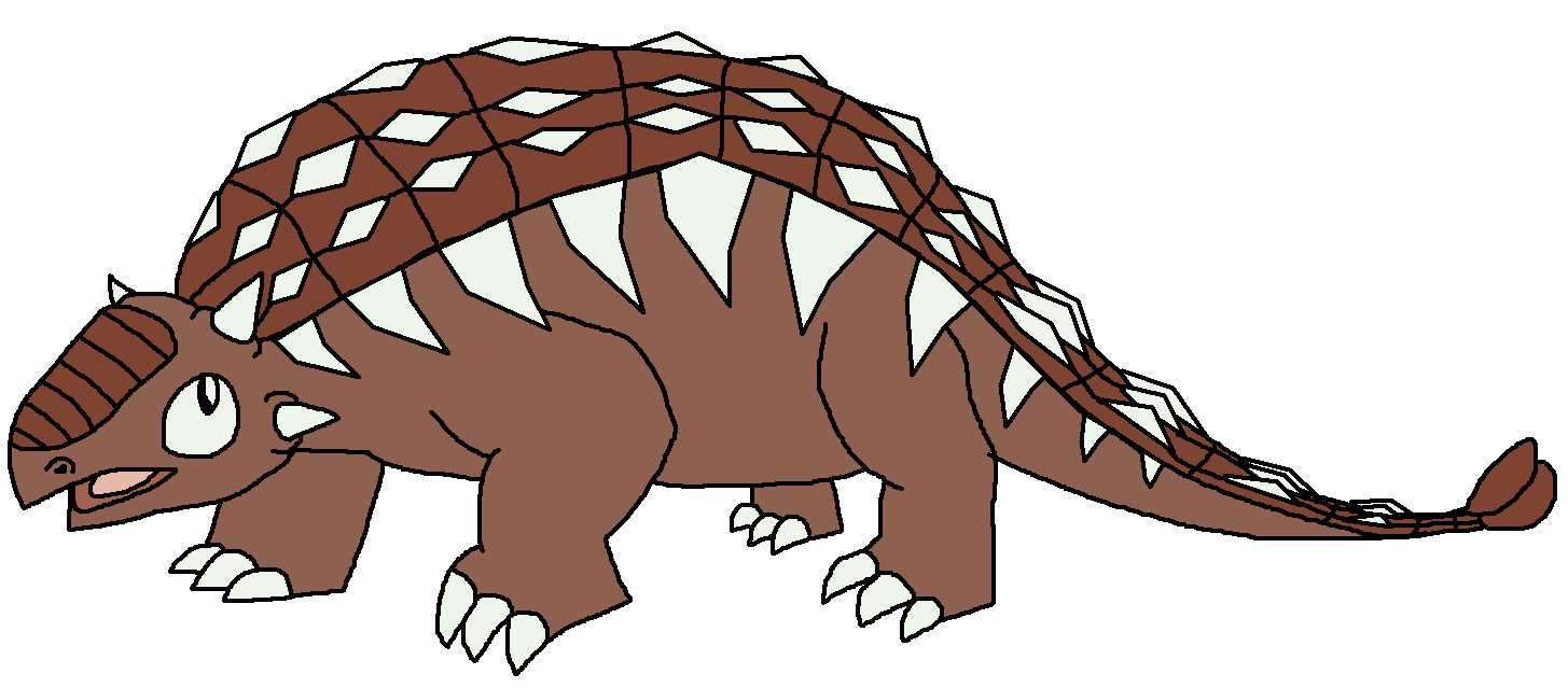 Dinosaur ankylosaurus