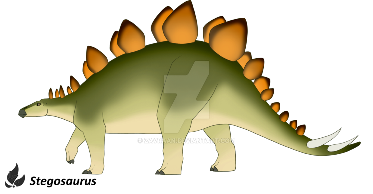 Stegosaurus design by zavraan. Clipart dinosaur ankylosaurus