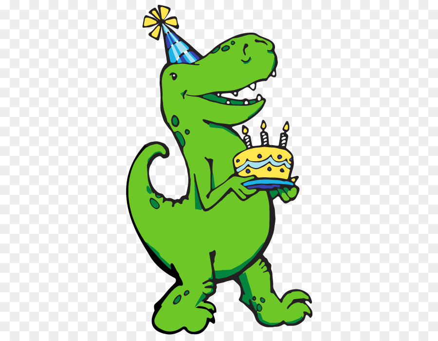 Dinosaur Clipart Cake Birthday Happy Frog Webstockreview.