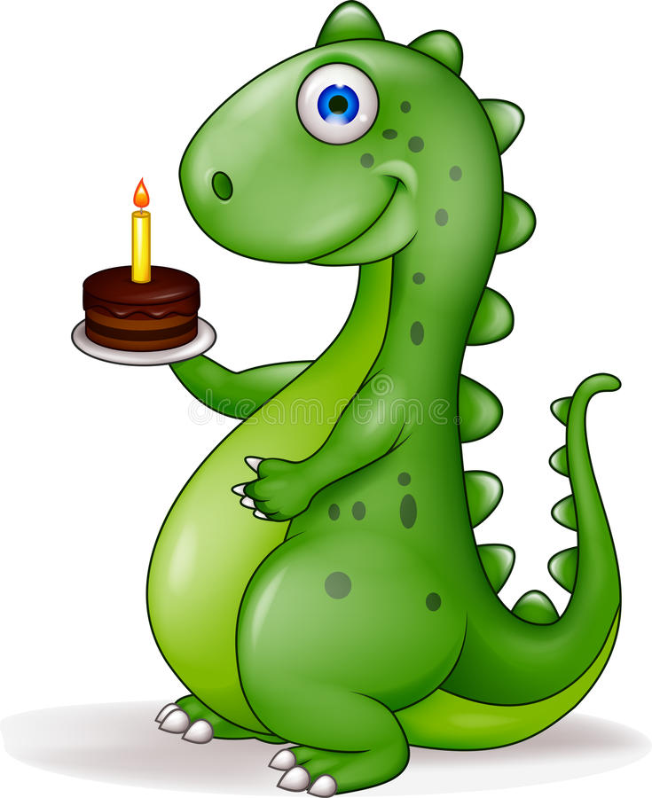 dinosaurs clipart cake