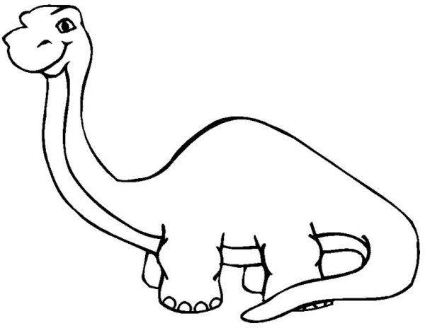 clipart dinosaur black and white