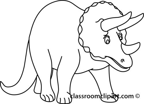 dinosaurs clipart outline