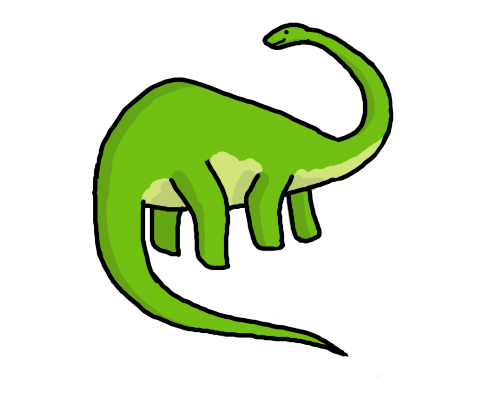 numbers clipart dinosaur