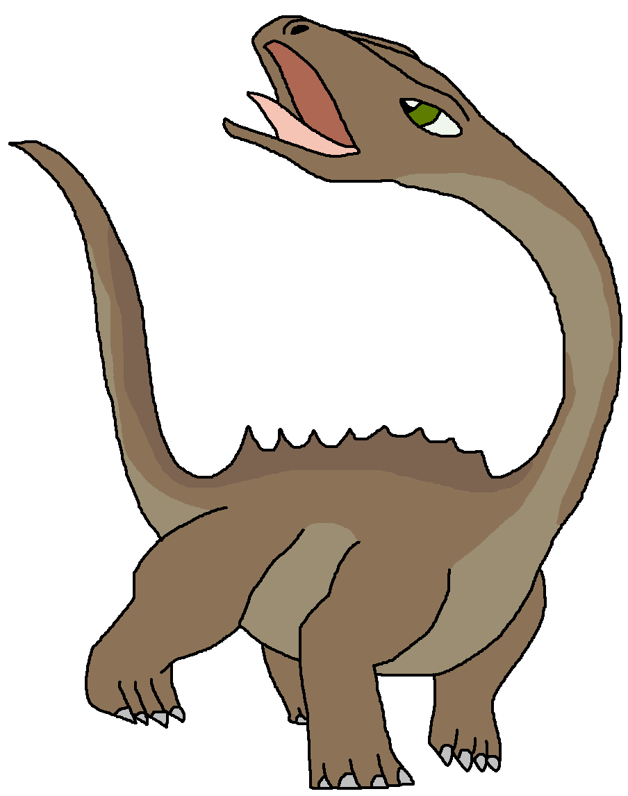 clipart dinosaur diplodocus