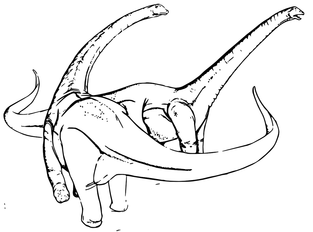 clipart dinosaur diplodocus