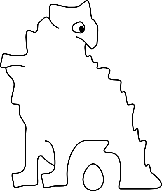 Clipartist net clip art. Clipart dinosaur easter