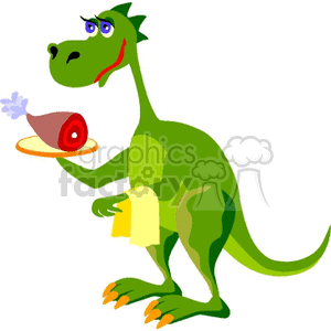 dinosaur clipart food