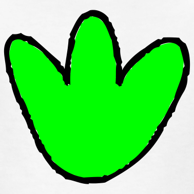 Clipart dinosaur foot. Free footprints cliparts download