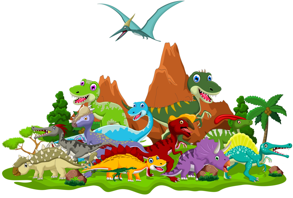 Dinosaur landscape