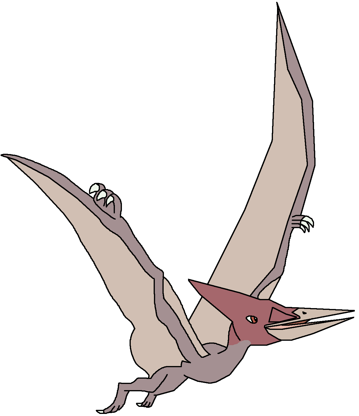 clipart dinosaur pteranodon