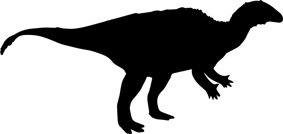 Clipart dinosaur shape. Of camptosaurus svg png