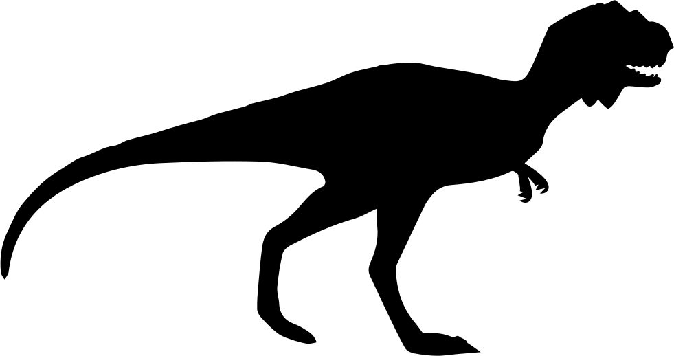 clipart dinosaur silhouette