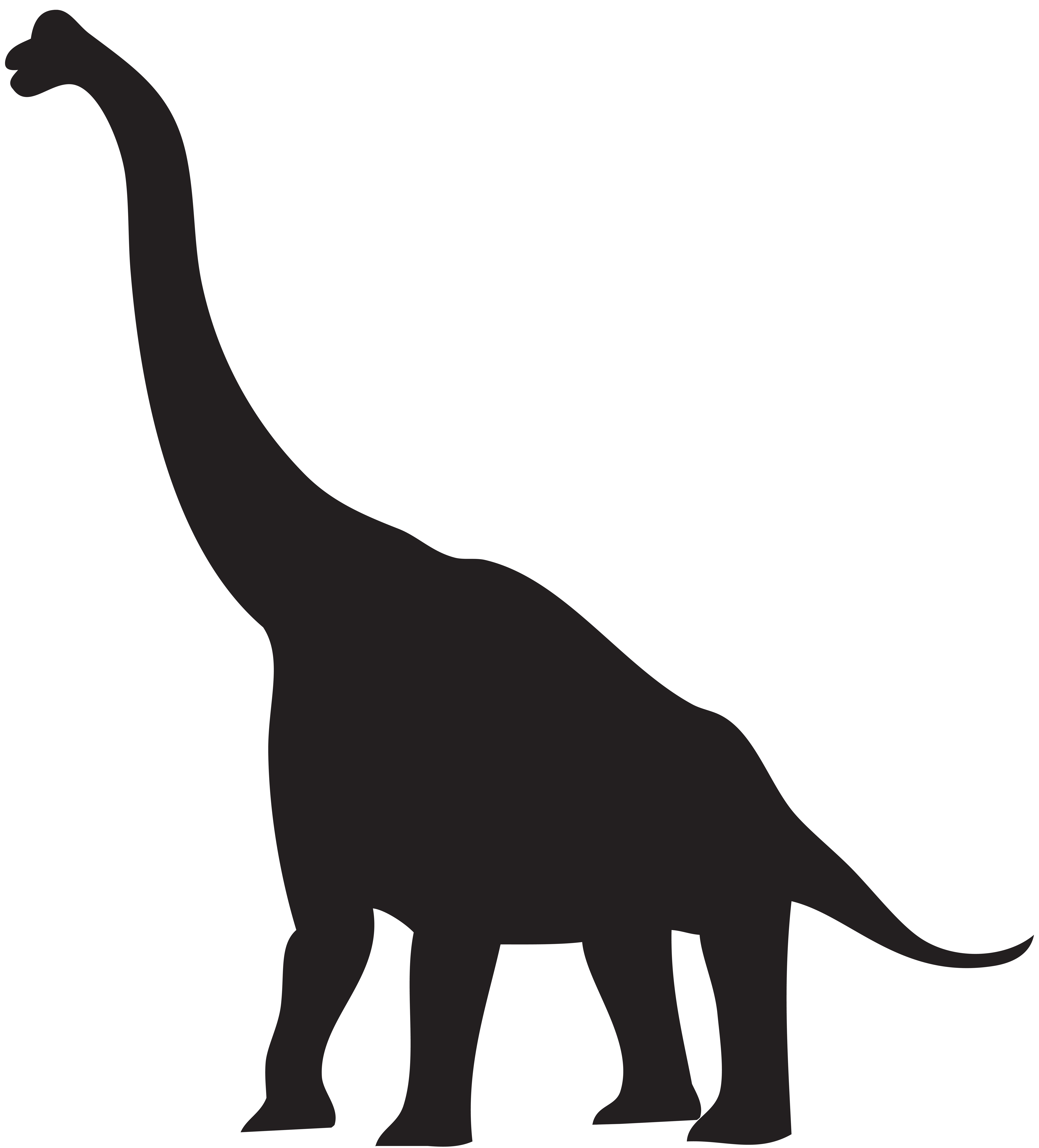 Printable Dinosaur Silhouette