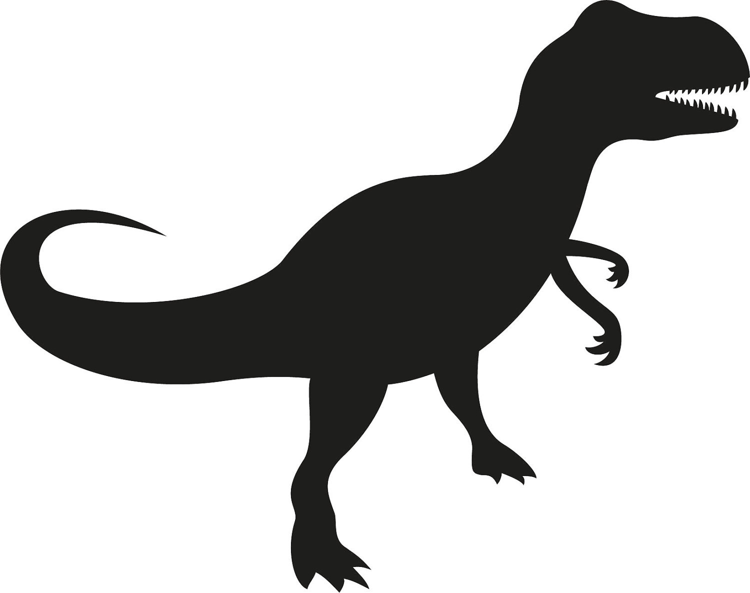 dinosaurs clipart silhouette