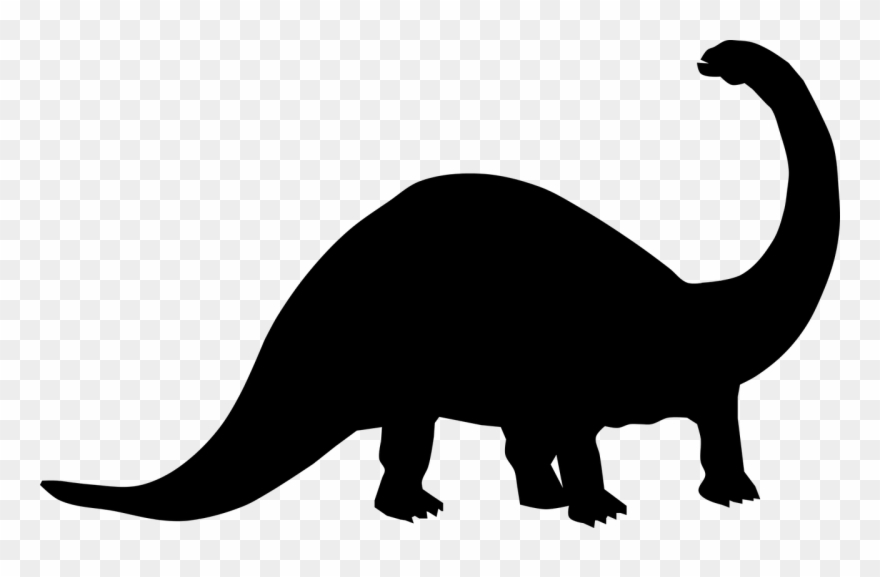 Dinosaurs clipart silhouette, Dinosaurs silhouette Transparent FREE for