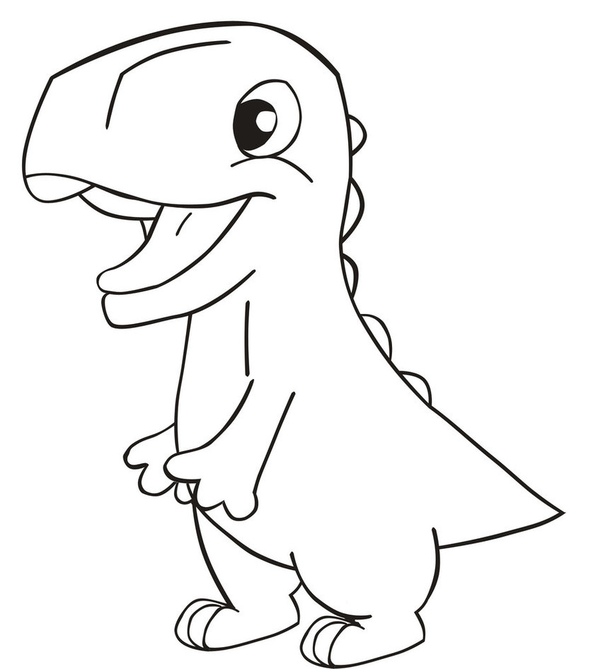 dinosaur clipart sketch