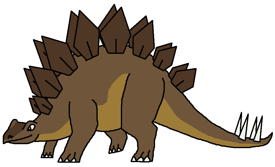 dinosaurs clipart stegasaurus