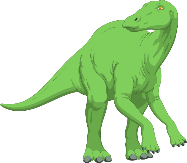 green clipart dinosaur