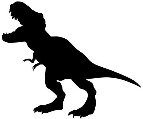 dinosaurs clipart silhouette