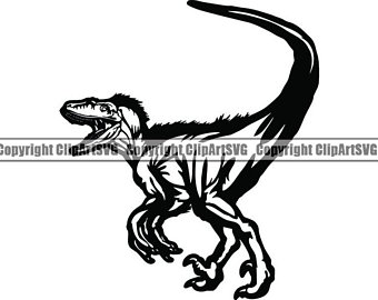 clipart dinosaur velociraptor
