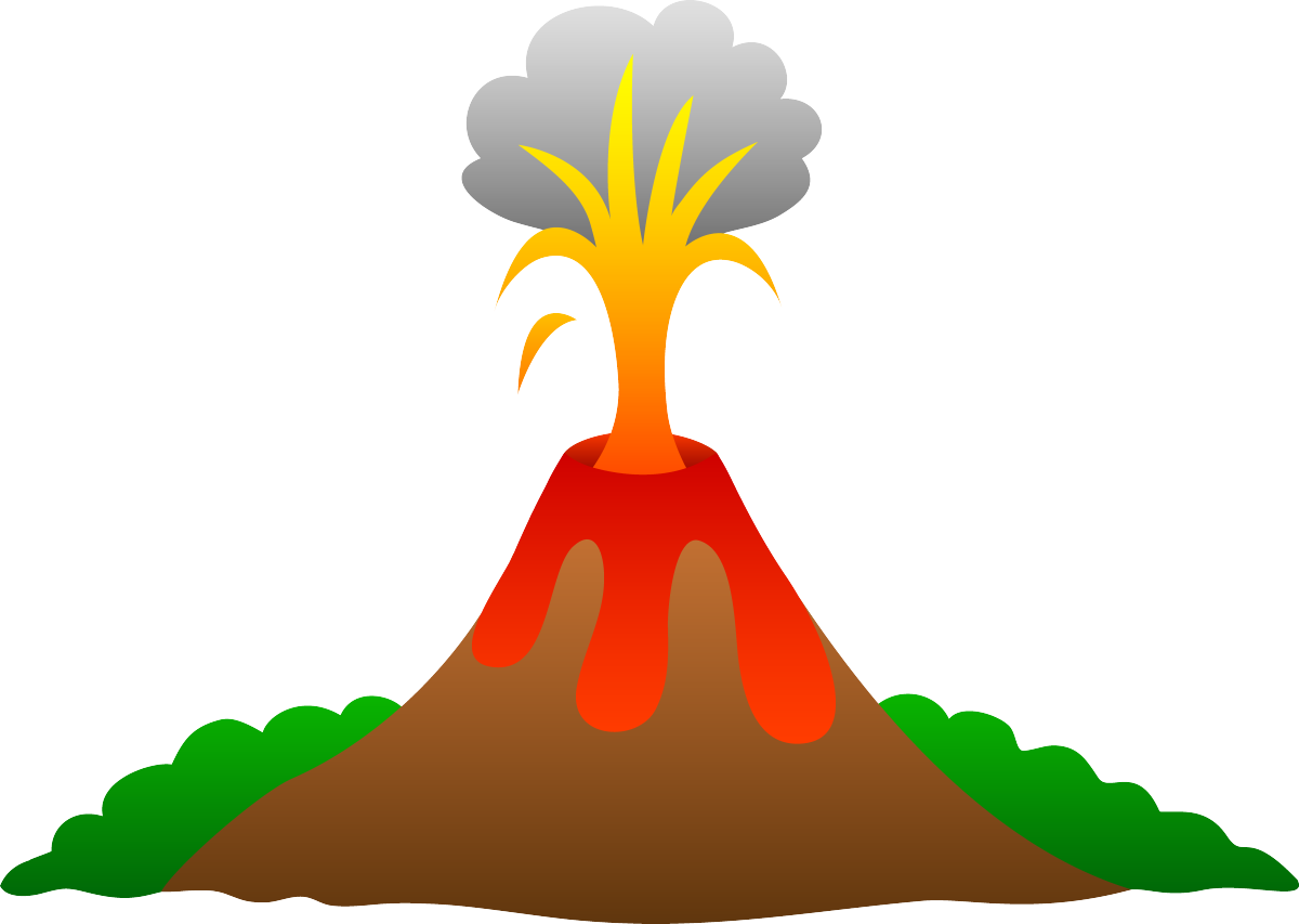 Geology clipart volcano hawaiian. Pinterest baking soda vinegar