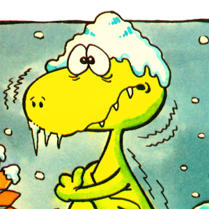 Clipart dinosaur winter. 