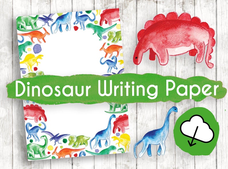 clipart dinosaur writing