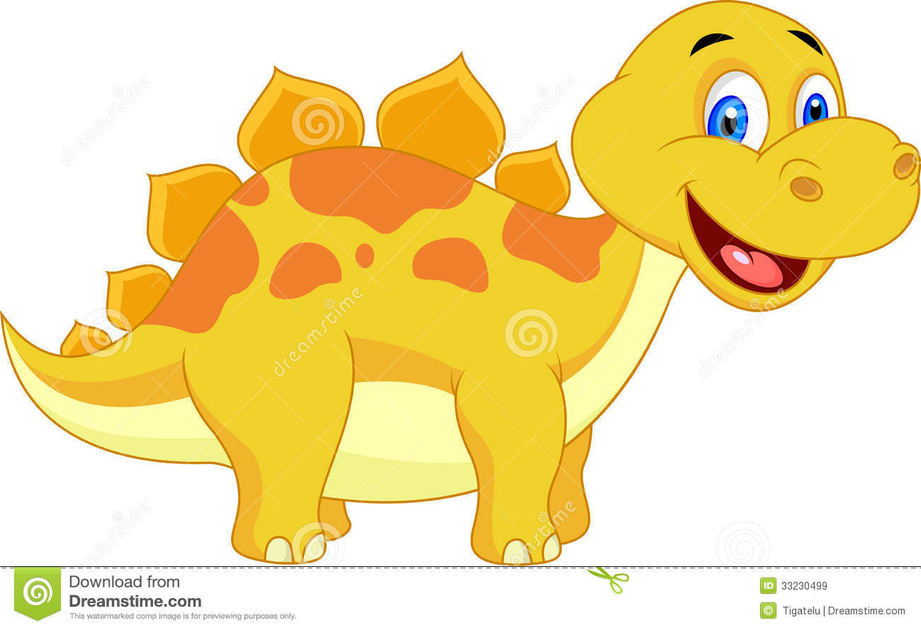 dinosaur clipart yellow